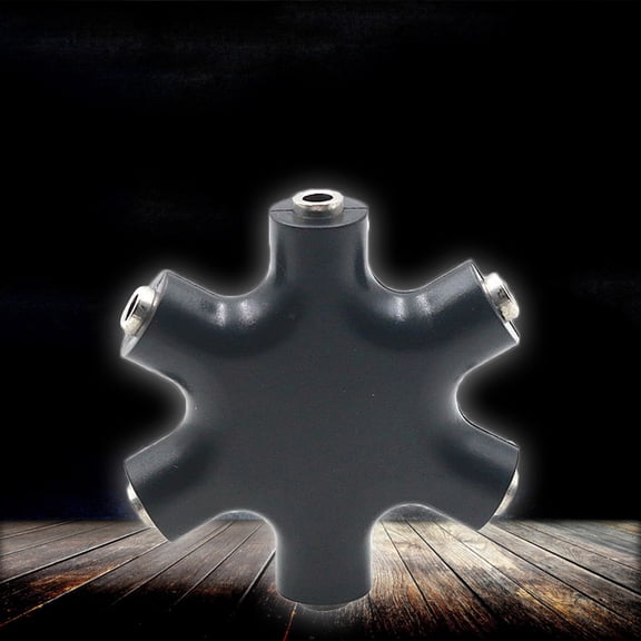 DEEPCRAFF Earphone Splitter 3.5mm Nickel Plated Headphone Adapter for Multiple Audio Connections