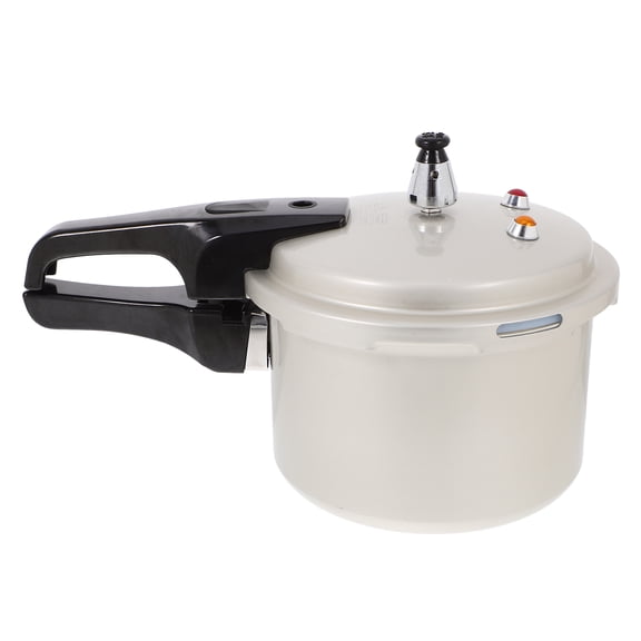 DEEPCRAFF Aluminum Pressure Cooker for Home Cooking, Gas Stove Compatible Pot, Easy to Clean and Efficient Cookware