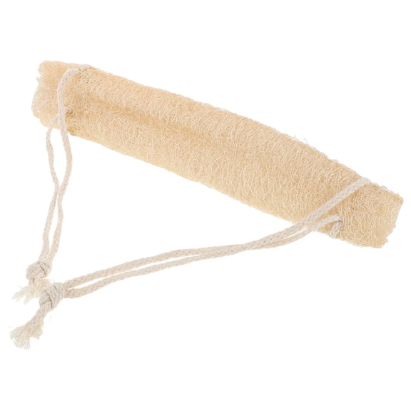 DEEPCRAFF Egyptian Loofah Exfoliating Shower Sponge Beige for Back and Body Cleansing