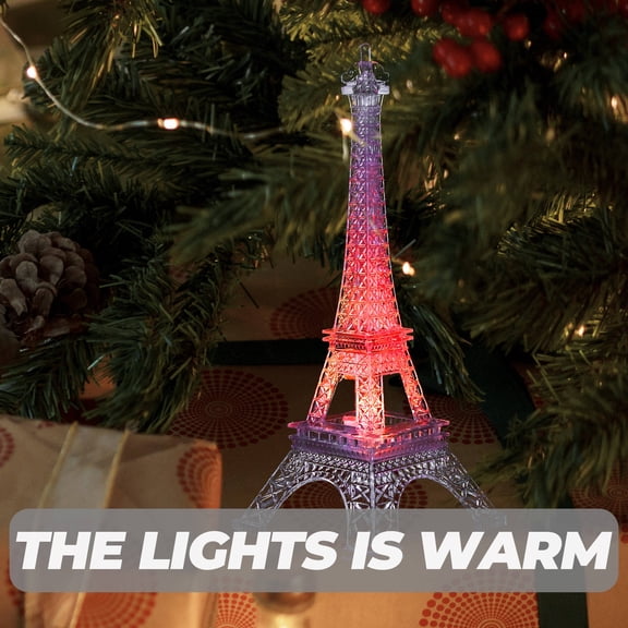 DEEPCRAFF Eiffel Tower Night Light White LED Decoration 1Pack