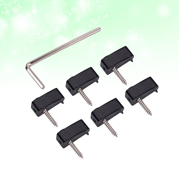 DEEPCRAFF Electric Guitar Tremolo Bridge String Lock Metal Triangle Nut Easy Installation Black