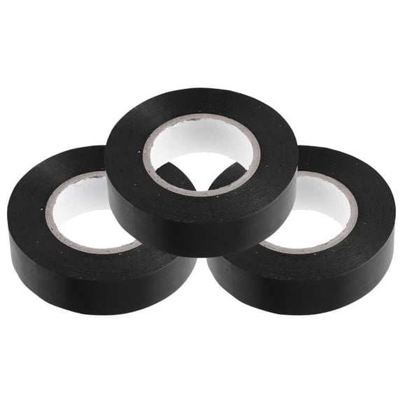 DEEPCRAFF Black Electrical Tape with Strong Adhesive for Wire Insulation and Heat