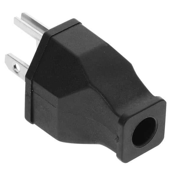 DEEPCRAFF Electrical Plug Replacement High Current 15A 125Vac Black Plastic Durable Us Plug