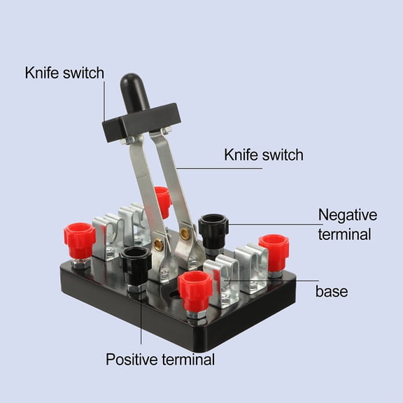 DEEPCRAFF Double Throw Switch Plastic Double Pole for Physics Lab Equipment