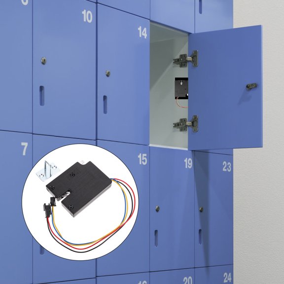 DEEPCRAFF Electronic Locker Lock Black for Home and Vending Machines with Easy Installation Feature