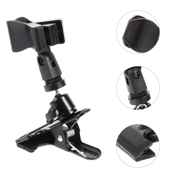 DEEPCRAFF Embroidery Accessories 2Pcs Black Plastic Clips for Sewing and Handcraft Projects 7.9x5.9x3.1in