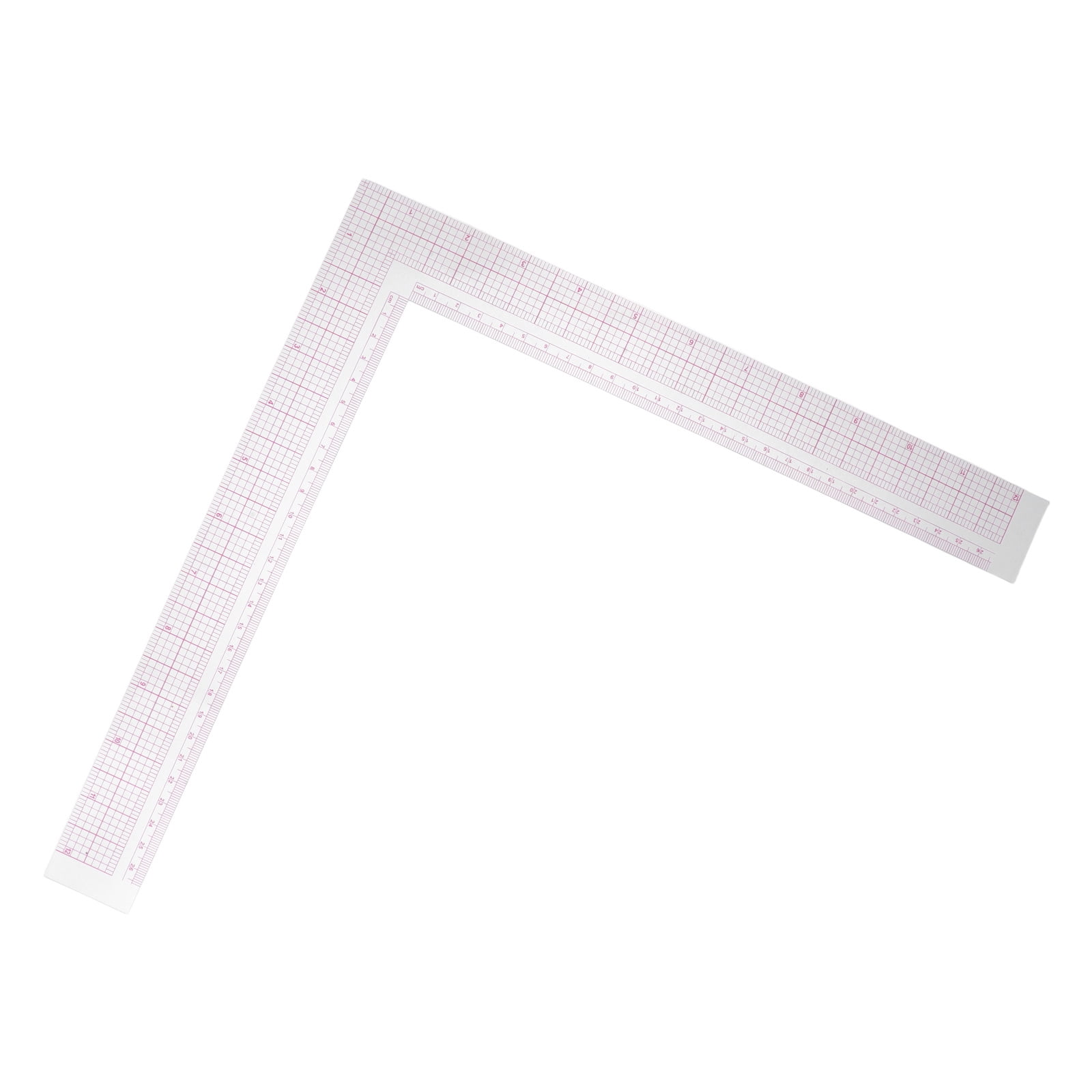 DEEPCRAFF Extended Plastic Pattern Ruler for Sewing, Tailoring, Clothes ...