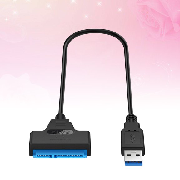 DEEPCRAFF External Hard Disk Adapter Black USB 30 for Fast Data Transfer and Backup