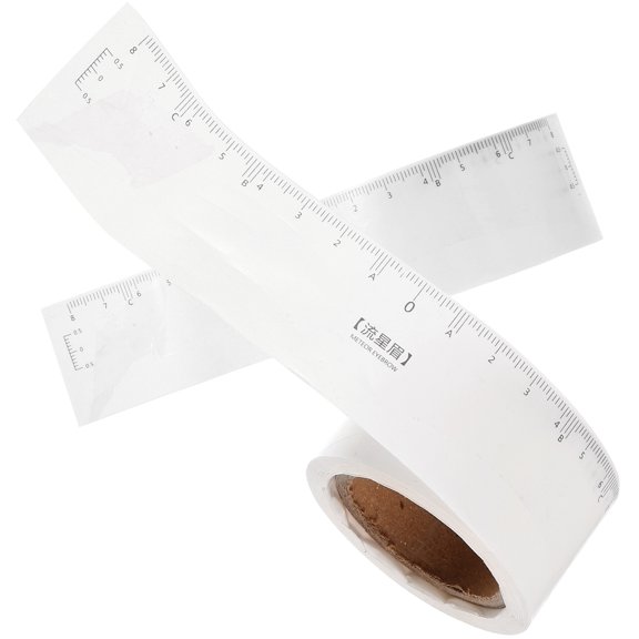 DEEPCRAFF Eyebrow Mapping Tool White Eyebrow Ruler with Marker for Fast and Accurate Brow Lines