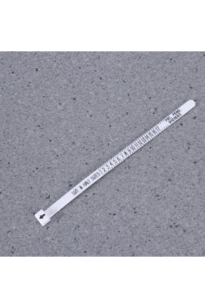 White Plastic Sizer Set for Precise Size Measurement, Easy-to-Use Sizing Tool, 1 Set