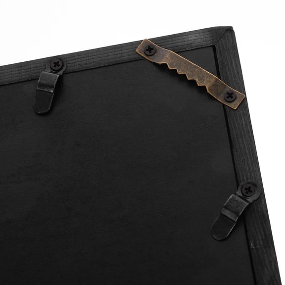 DEEPCRAFF Wood Flag Container Storage Flag Holder Black 1 Piece