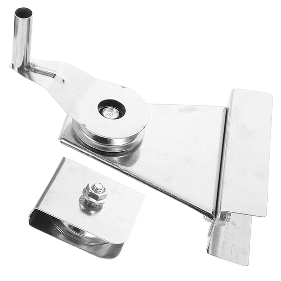 DEEPCRAFF 1Set Stainless Steel Flagpole Pulley Kit with Durable Bearing Crank Handle