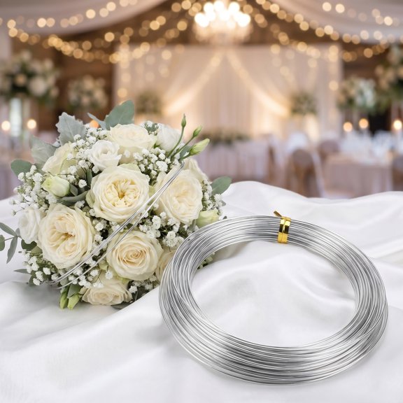 DEEPCRAFF Flexible Aluminum Wire for Crafting Sculpture Modeling and Floral Design Projects