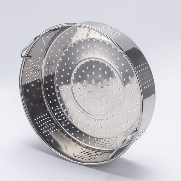 DEEPCRAFF Compact Stainless Steel Food Steamer Basket for Kitchen Use with Handles