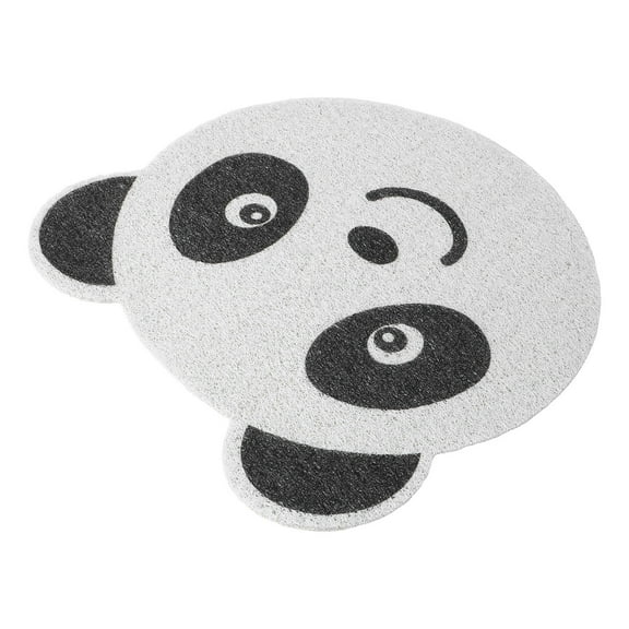 DEEPCRAFF Antislip Roller Skating Mat, Grey Tpe, Snowfriendly Design, Adorable Panda for Beginners