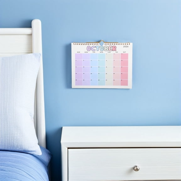 DEEPCRAFF 2026 Monthly Hanging Calendar with Modern Minimalist Design for Home and School