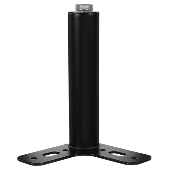 DEEPCRAFF Tenon Adapter Furniture Leg Black Metal Height Adjustable 1Set