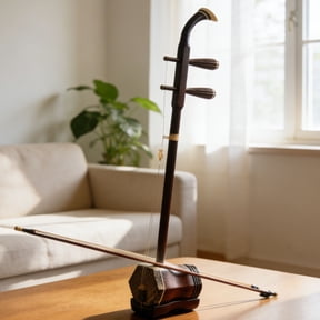 DEEPCRAFF Golden Erhu String Tuner with Advanced Noise Reduction, Universal Fit for Erhu and Multiple String Instruments