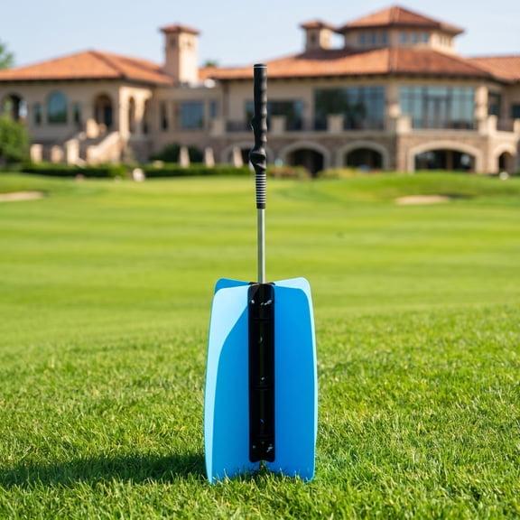 DEEPCRAFF Golf Swing Trainer Blue Portable Trainer for Home Use with Wind Resistance Feature