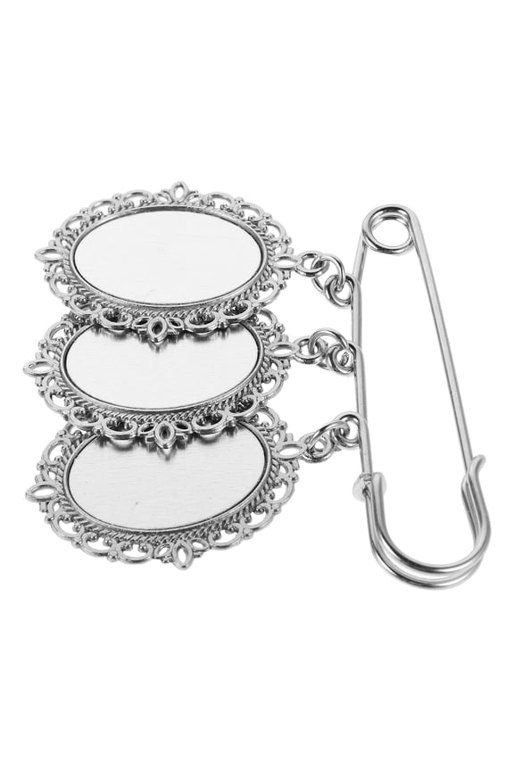 Graduation Photo Charm Brooch Metal Keepsake Pin for Wedding Bouquet Memorial and Decorative Display