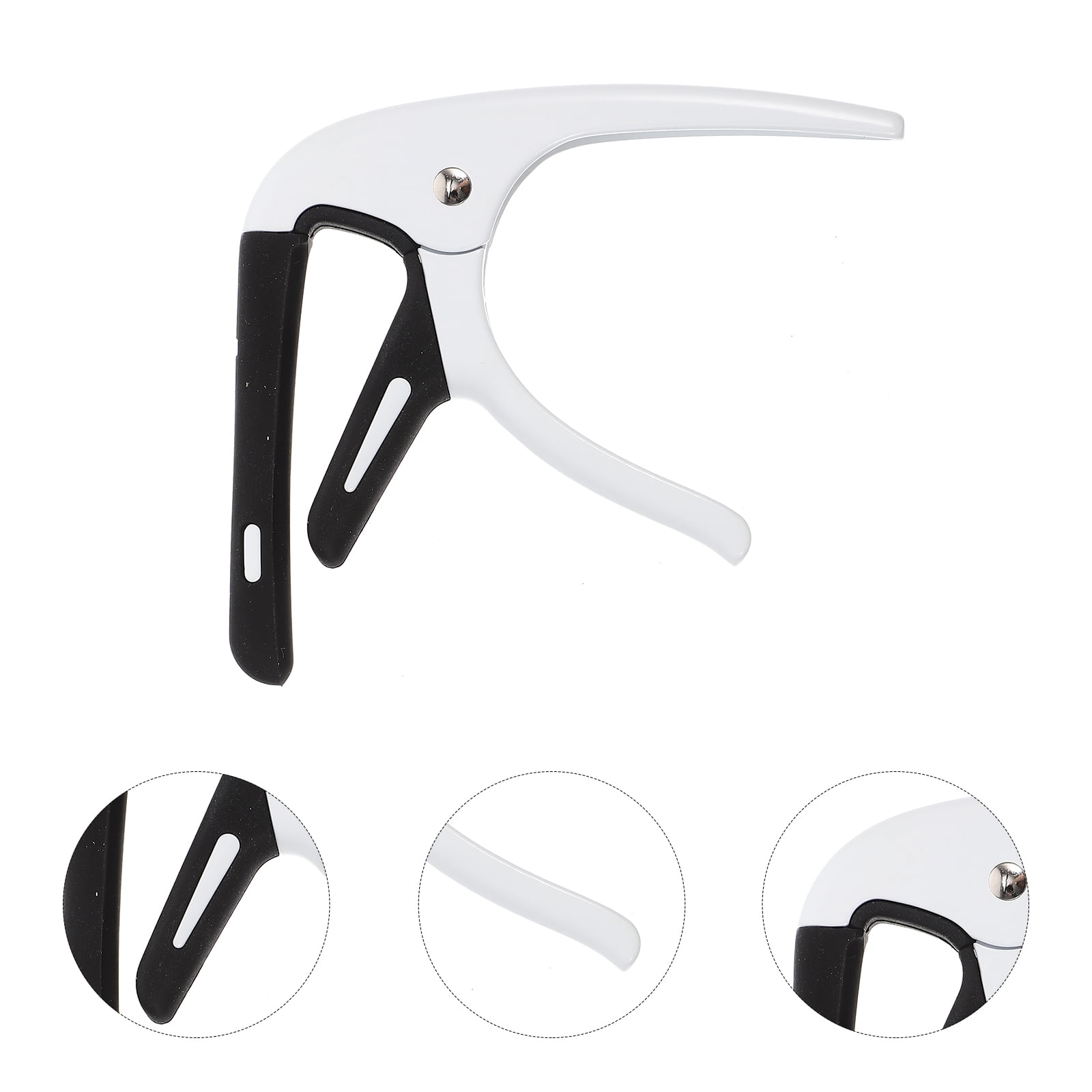 DEEPCRAFF Guitar Capo Set Metal and Silicone for Folk Guitars Pitch ...