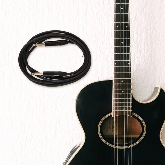 DEEPCRAFF Guitar Pedal Patch Cable with Connectors and Double Shielding for , Stable Signal Transmission