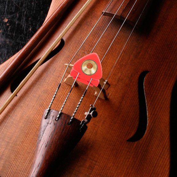 DEEPCRAFF Guitar String Mute Dampener Guitar Muffler Metal Red 1Pcs