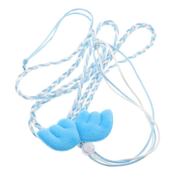 DEEPCRAFF Tiny Creature Leash Hamster Restraint Harness Sky-blue 1Set