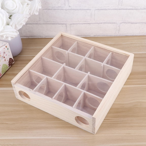 DEEPCRAFF Hamster Wooden Maze Beige Bamboo for Pet Use Fun and Exercise