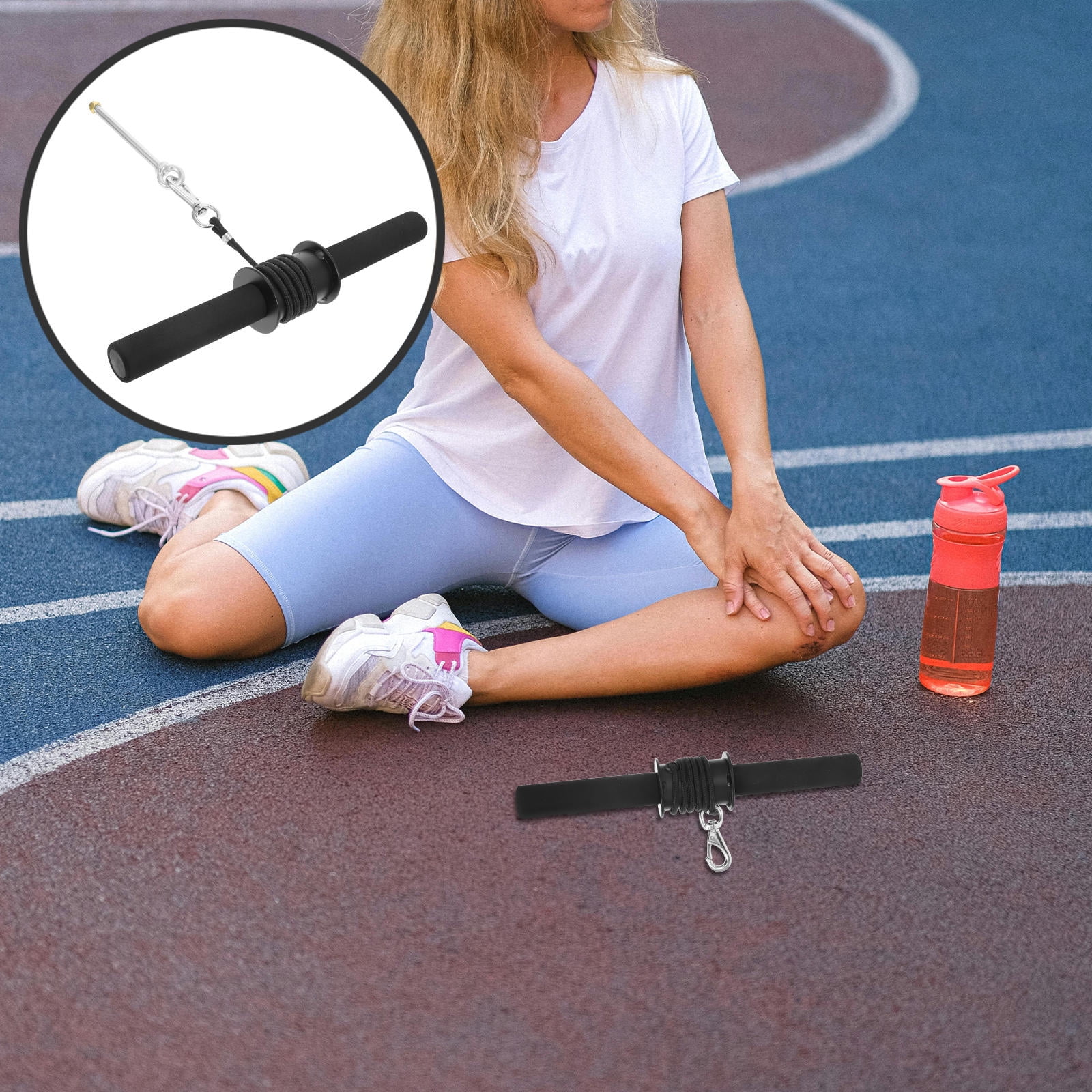 DEEPCRAFF Indoor Forearm Strengthener Wrist Trainer Black 1 Set Strength Training