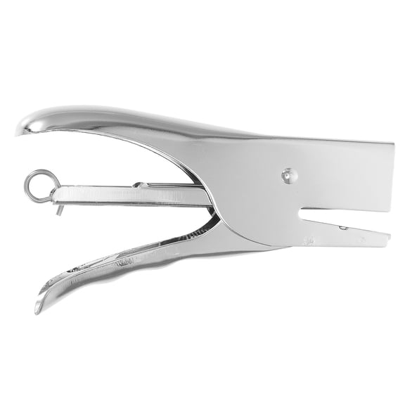 DEEPCRAFF Hand Grip Metal Plier Stapler, No Jam, 20 Sheet Capacity, Silver