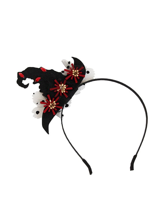 Headband Hat Shape Iron Hoop 1 Pcs for Women Parties
