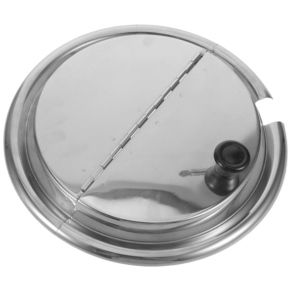 DEEPCRAFF Universal Stainless Steel Pot and Pan Lid, Dome Cover with Plated Finish
