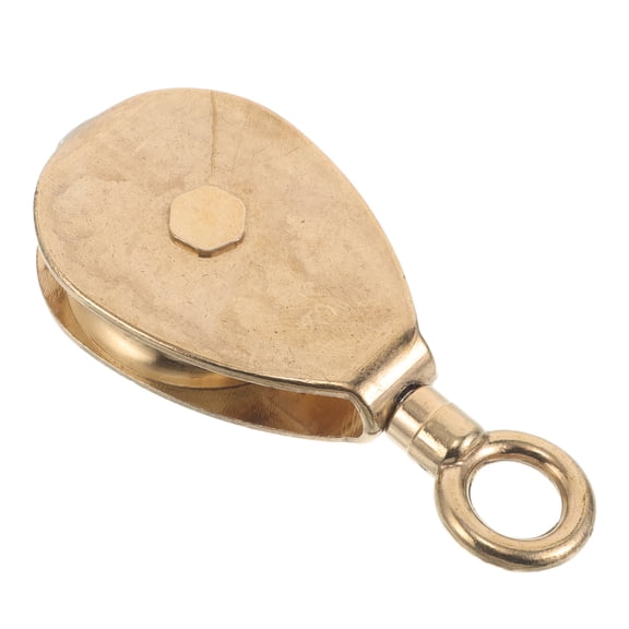 DEEPCRAFF Marine Grade Heavy Duty Brass Flag Rope Pulley for Flagpole Hardware and Boat Rigging Accessories