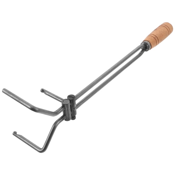 DEEPCRAFF Heavy Duty Carbon Steel Crucible Tongs with Insulation for Precision Metal Smelting