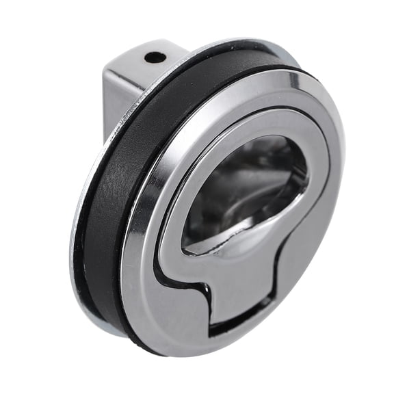 DEEPCRAFF Deepcraff Plated Silver Boat Latch Lock, Flush Mount, Corrosion-Resistant, Attractive Design