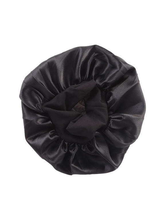 Black Wide Side Sleeping Cap with High Resilience and Durability