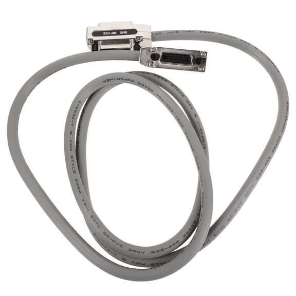 DEEPCRAFF High Speed Gpib Cable with Alloy Connector for Laboratory Devices Grey
