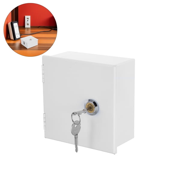 DEEPCRAFF High Strength Metal Lockable Light Switch Cover for Home and Office Use