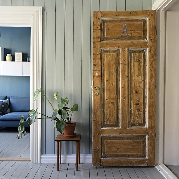 DEEPCRAFF Large Black Cast Iron House Letters for Outdoor Address and Mailbox Sign Decor