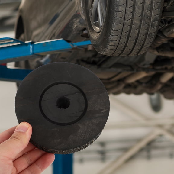 DEEPCRAFF Jack Stand Pads 4Pcs Slotted Floor Jack Pad for Vehicle Maintenance Black