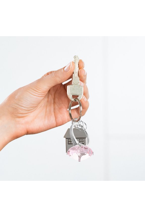 Keychain Wedding Favor Key Charm Keyring Bling 1Set