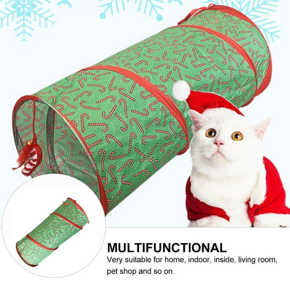 DEEPCRAFF Kitten Plaything, Green Cloth, Ideal for Home, Exercise and Entertainment