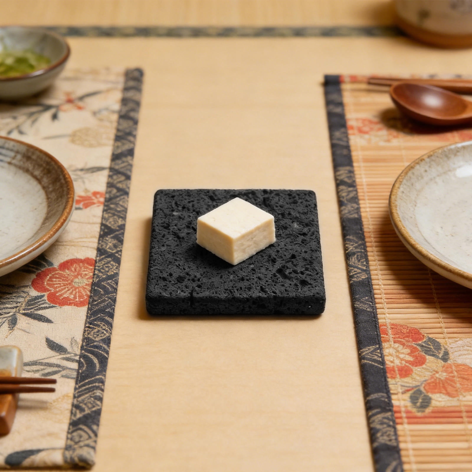 DEEPCRAFF Korean Bbq Stone Grill Pan Volcanic Rock Cooking Stone for ...