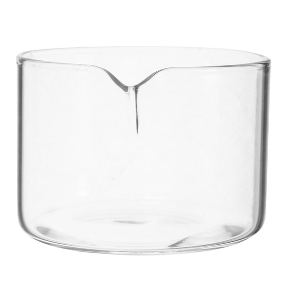 DEEPCRAFF Lab Glass Crystallizing Dish with Spout Made of Heat Resistant Transparent Glass