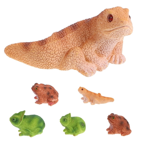 DEEPCRAFF Tiny Figurines Micro-scape Decoration Assorted Color 6Pcs