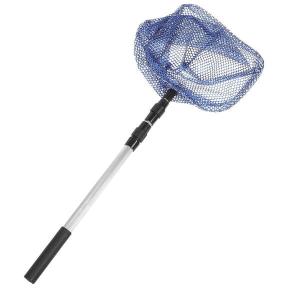 DEEPCRAFF Durable Blue Adjustable Tennis Ball Picker with Telescopic Handle for Portable Sports Ball Collection