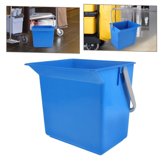 DEEPCRAFF Large Plastic Cleaning Bucket with Measurement Markings and Handle for Home and Office Use