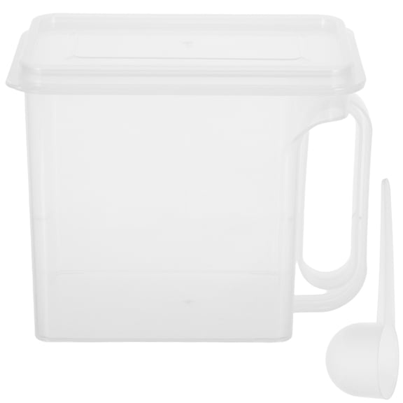 DEEPCRAFF Transparent Plastic Laundry Detergent Storage Box for Home Organization