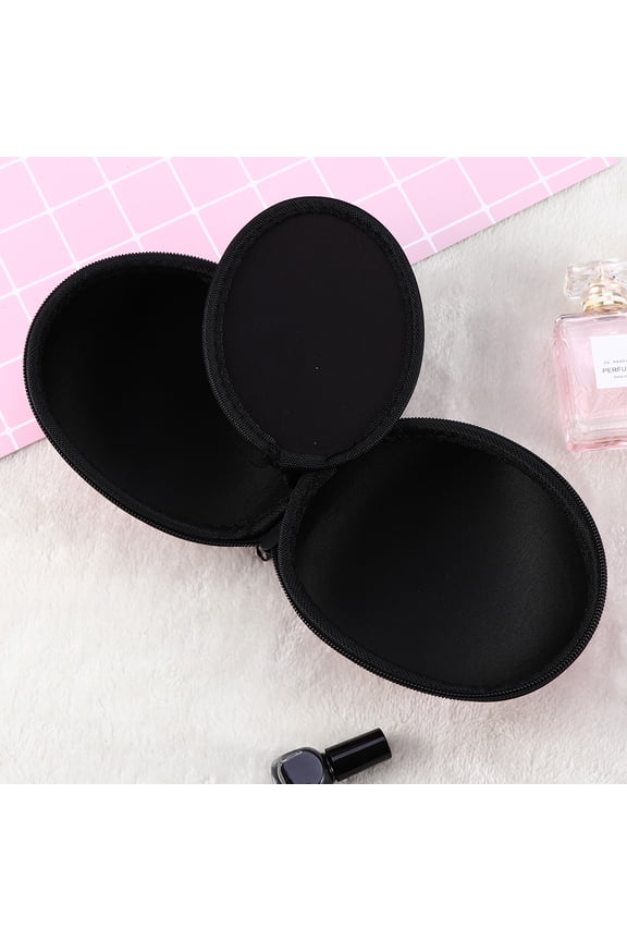 Leopard Bra Case Small Zippered Travel Case Soft Slightly Waterproof Lingerie Organizer